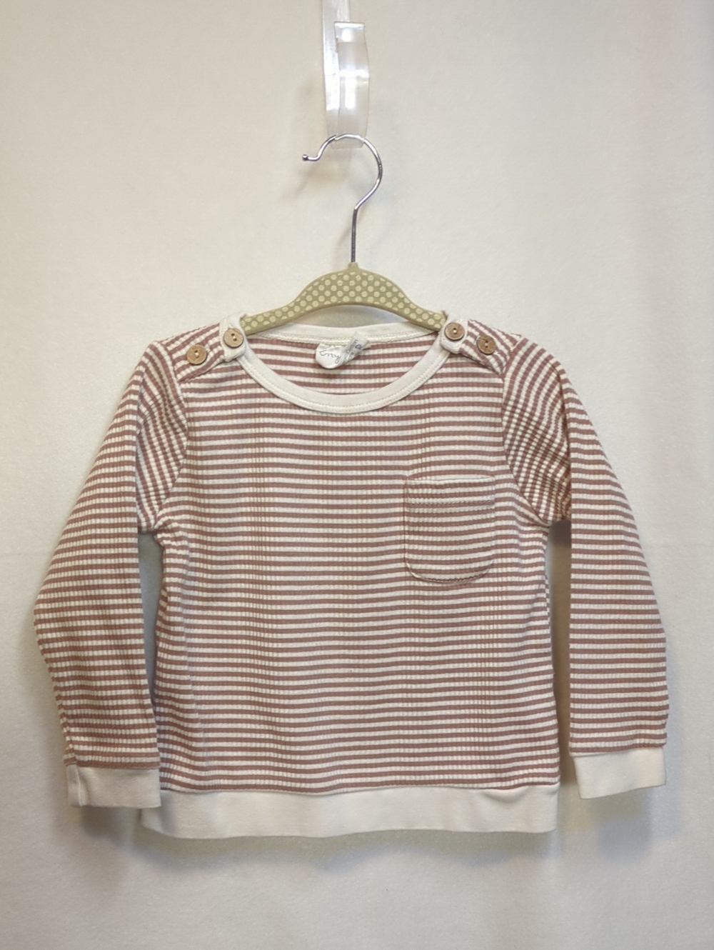 City Mouse Long Sleeve Waffle Henley